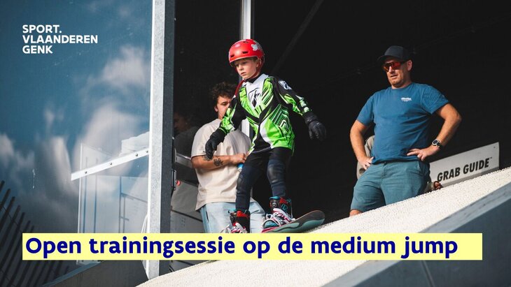 Ontspanning Open trainingsessies de medium jump: voor solo snowboarders & skiërs