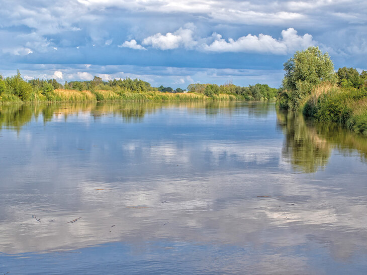 Ontspanning Vaart vanuit Bazel door Nationaal Park Scheldevallei