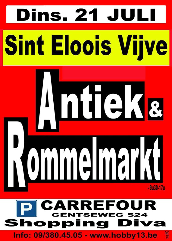  Antiek & Rommelmarkt Sint-Eloois-Vijve