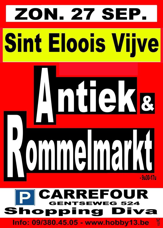  Antiek & Rommelmarkt Sint-Eloois-Vijve