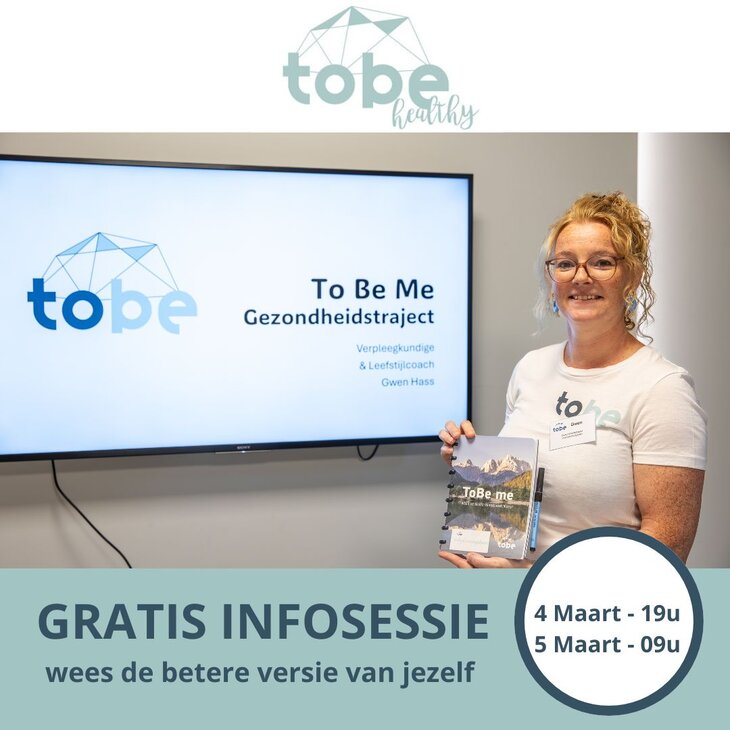 Voordrachten Gratis Infosessie Gezondheidstraject ToBe-Kempen