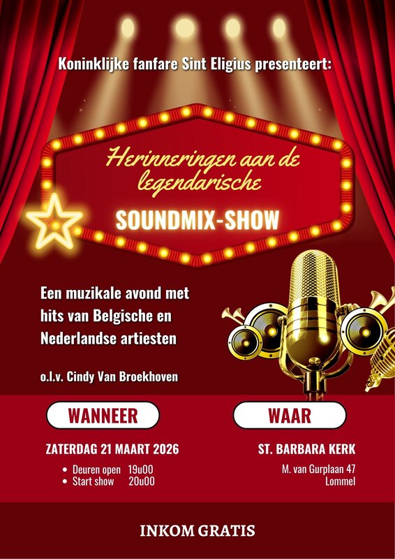 Concerten Herinneringen de legendarische Soundmix-show