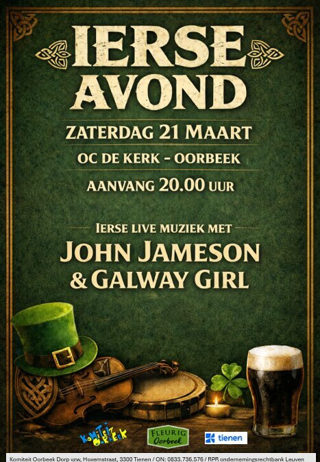 Nachtleven Ierse Avond