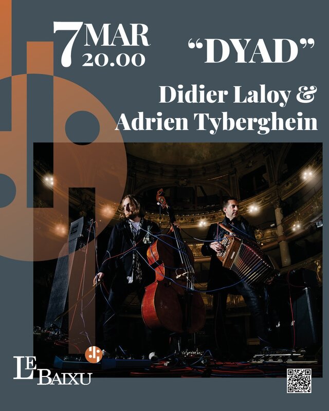 Concerten Dyad, Didier Laloy & Adrien Tyberghein