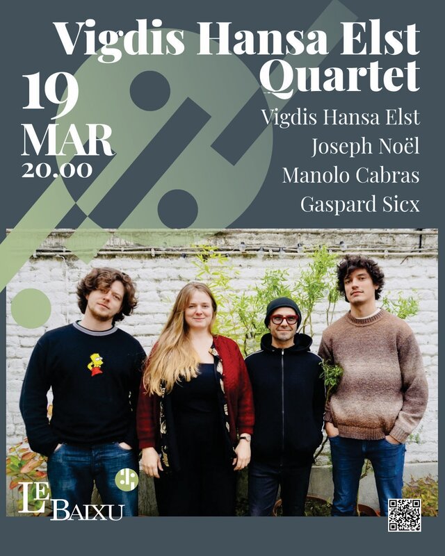 Concerten Vigdis Hansa Elst Quartet, jazz/contemporary/new compositions/improvisation