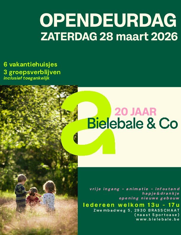 Ontspanning Opendeurdag: jaar Bielebale&Co