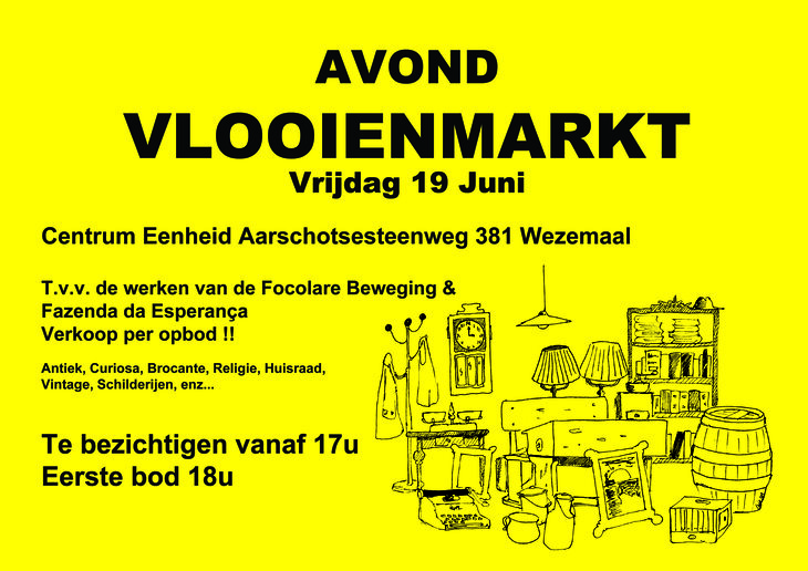  Avond Vlooienmarkt Verkoop opbod 