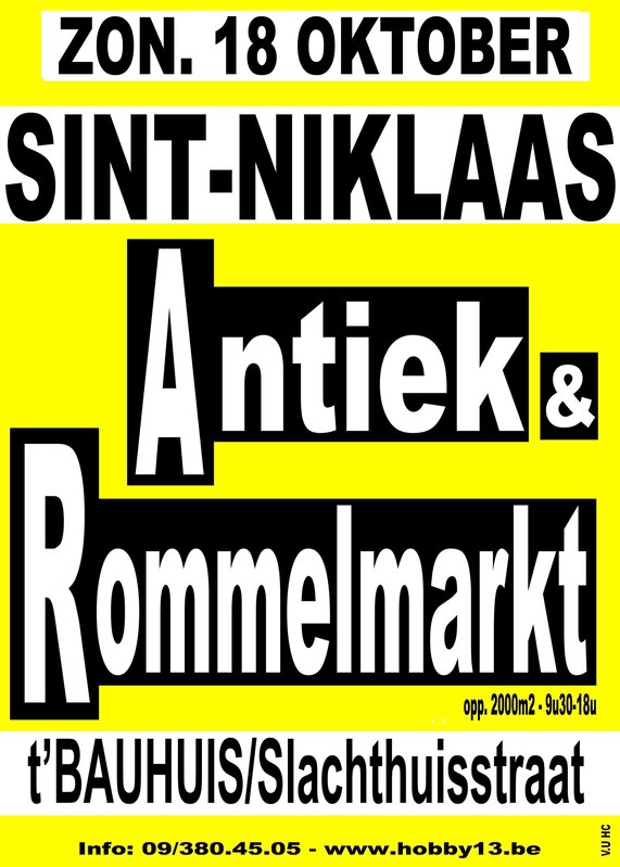  Antiek & Rommelmarkt Sint-Niklaas