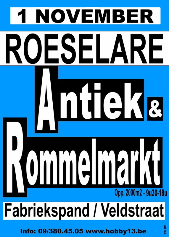  Antiek & Rommelmarkt Roeselare