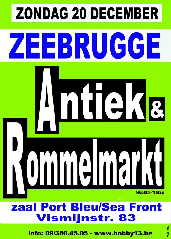  Antiek & Rommelmarkt Zeebrugge