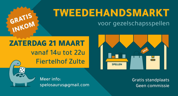 Ontspanning Spellendag tweedehandsmarkt