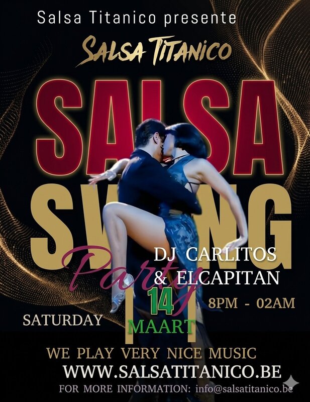 Nachtleven ✨ Salsa, Bachata, Swing & Kizomba Party ! ✨