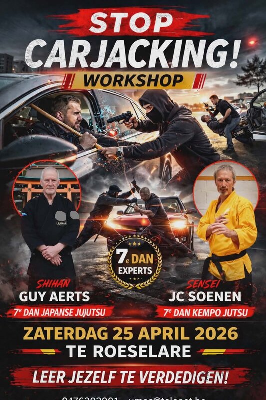 Workshops Anti carjacking - stoktechnieken