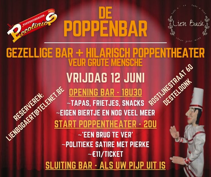 Voorstellingen De poppenbar