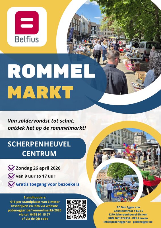  Rommelmarkt Scherpenheuvel centrum