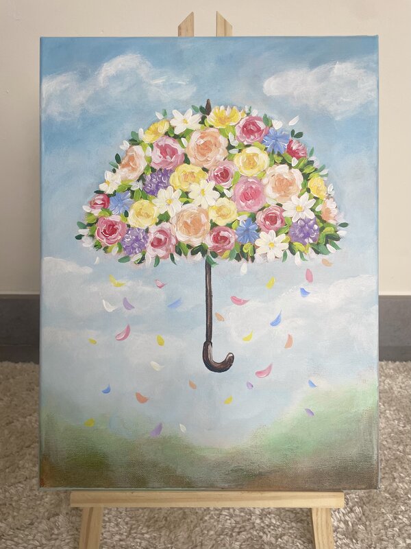 Workshops Workshop schilderen acryl - Flower shower