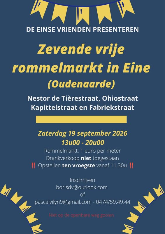  7de vrije rommelmarkt