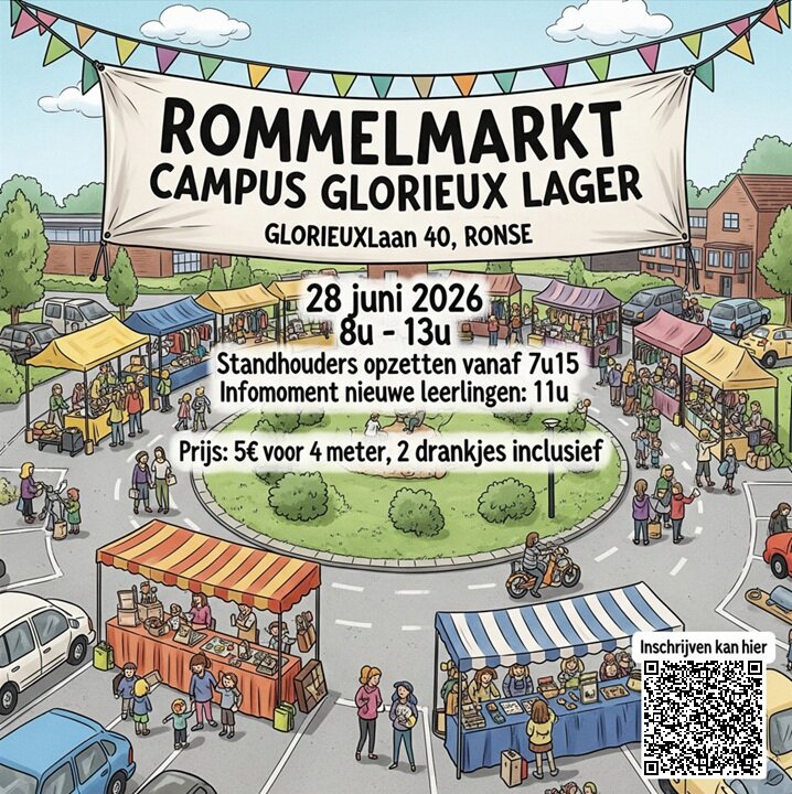  Rommelmarkt Campus Glorieux Lager