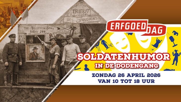 Ontspanning Erfgoeddag: Soldatenhumor de Dodengang