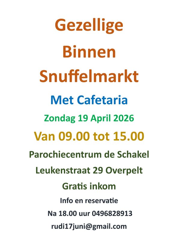  Overdekte Snuffelmarkt gezellige cafetaria