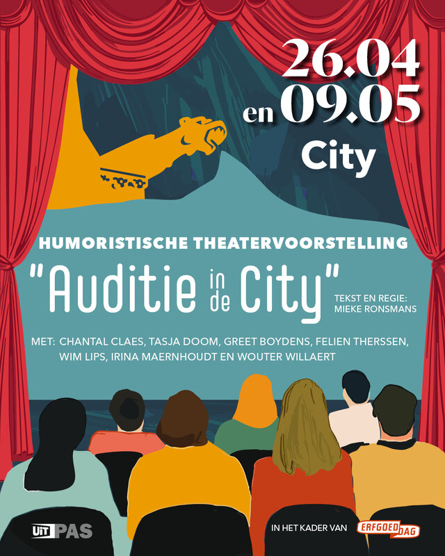 Voorstellingen Humoristische theatervoorstelling  Auditie de City 