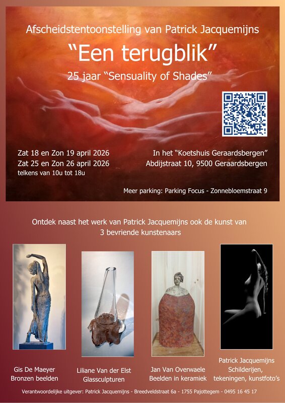 Tentoonstellingen The Sensuality Shades -  Een Terugblik  - retrospectief Patrick Jacquemijns