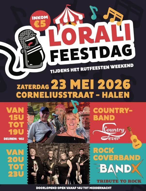 Ontspanning Lorali feestdag Country Fever BandX