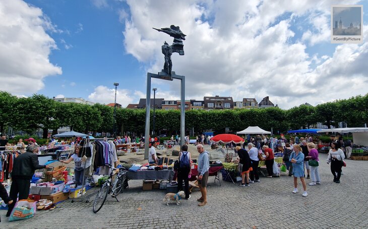  Bezoek neem deel de mooiste rommelmarkt Gent