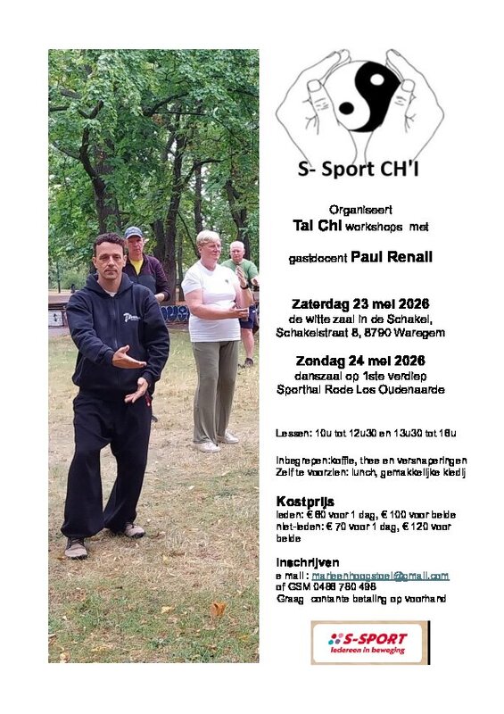 Workshops Tai workshop gastleraar Paul Renall