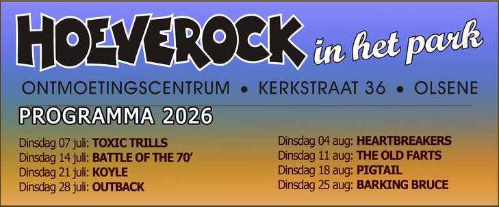 Concerten Hoeverock het Park