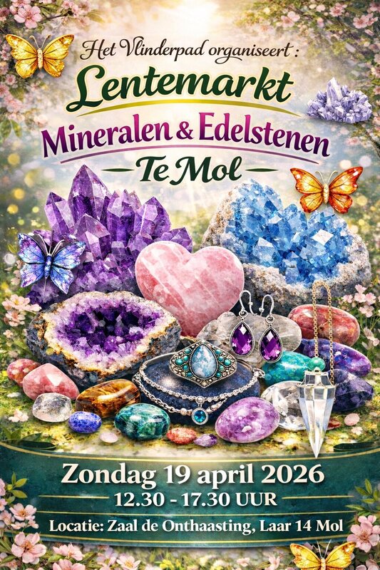Ontspanning Lentemarkt Mineralen & edelstenen