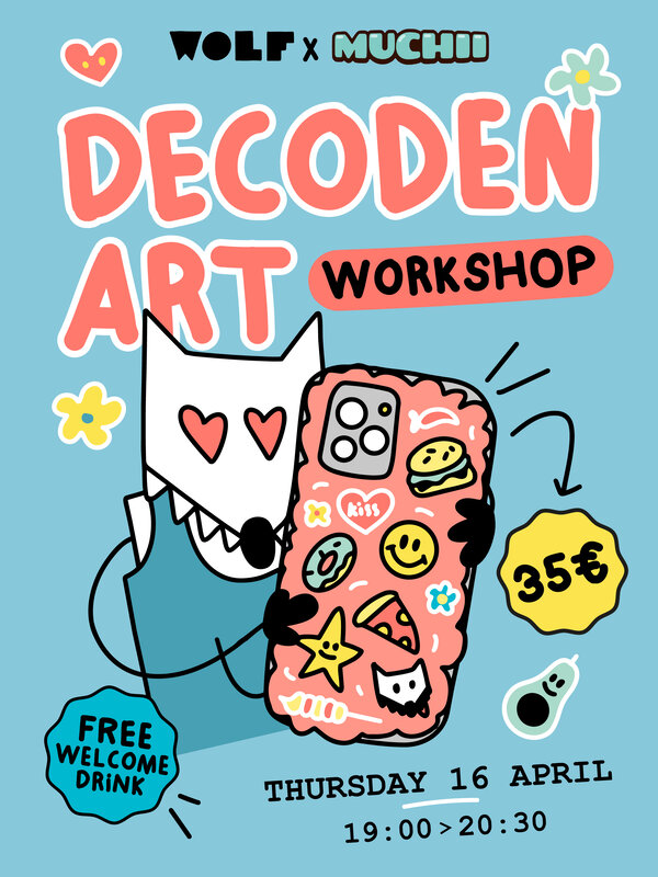 Workshops Wolf x Muchii Atelier Decoden Art