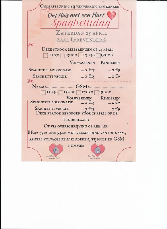 Ontspanning Spagettidag Huis een Hart