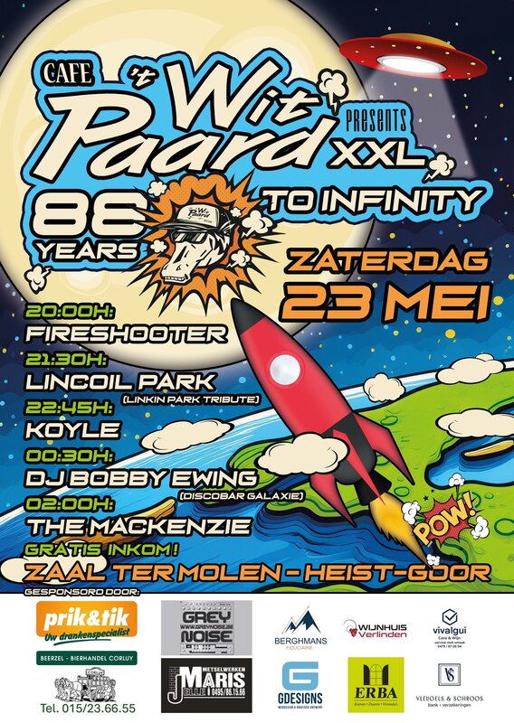 Nachtleven 88 jaar Pjeid into infinity 