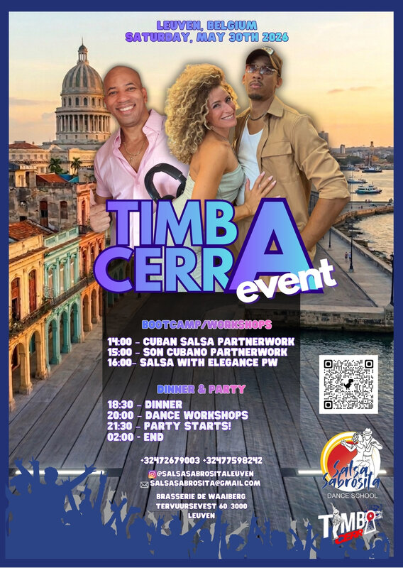 Workshops Cuban salsa workshopsRafael & Serena Spring edition. Timba cerra/Salsasabrosita