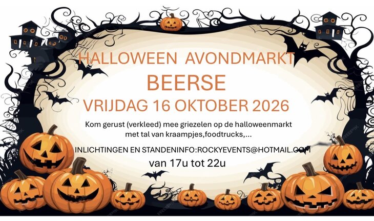 Ontspanning Halloweenavondmarkt Beerse ( Kerkplein)