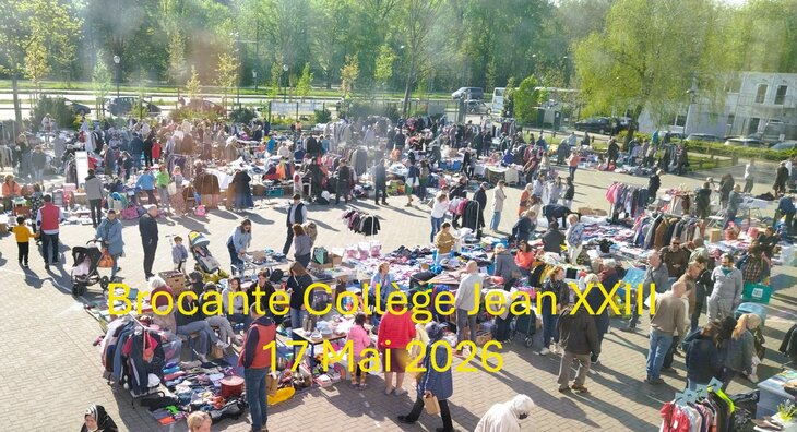  Jaarlijkse rommelmarkt het Collège Jean Xxiii