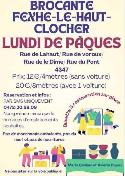  Vlooienmarkt Paasmaandag Fexhe