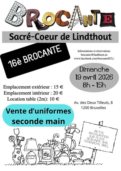  16e jaarlijkse vlooienmarkt - binnen/buiten