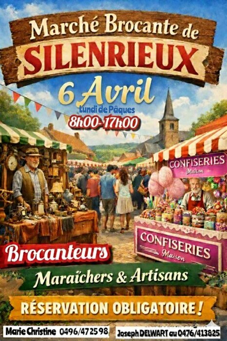  Vlooienmarkt Silenrieux - Speciale aanbieding Paasmaandag