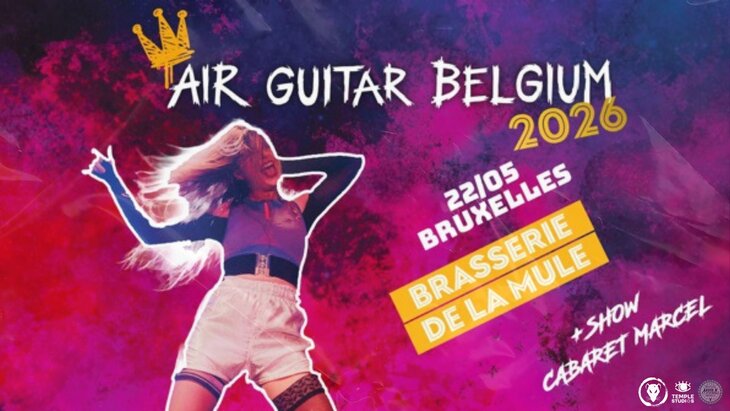 Voordrachten Air Guitar Belgium & Cabaret Marcel