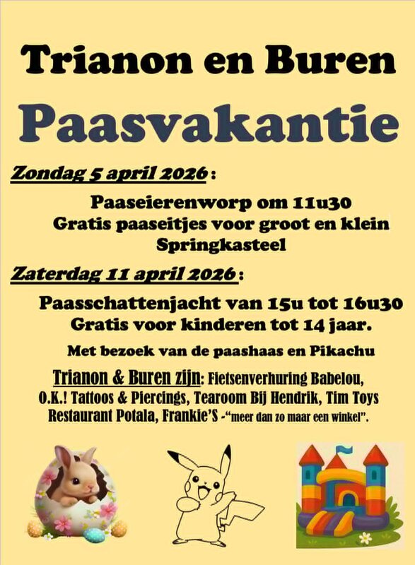 Ontspanning Paaseierworp springkasteel