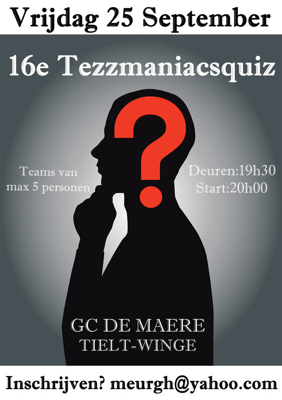 Voorstellingen 16eTezzmaniacsquiz