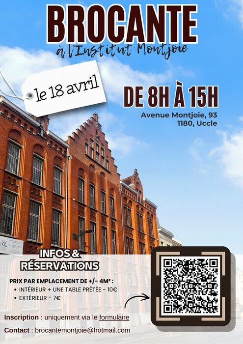 Vlooienmarkt het Montjoie Instituut