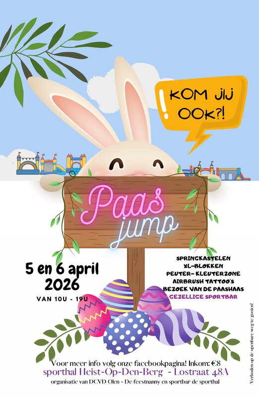 Ontspanning Paasjump springkastelen up