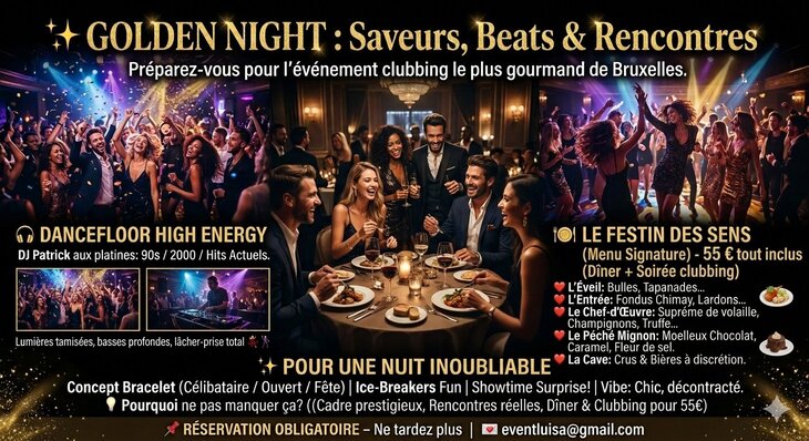 Nachtleven Golden Night: Smaken, Beats & Ontmoetingen