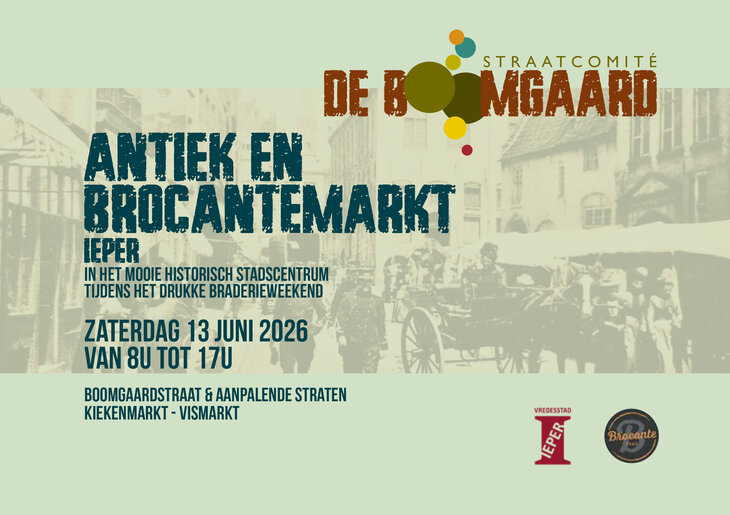  Antiek- Brocantemarkt Boomgaard Ieper