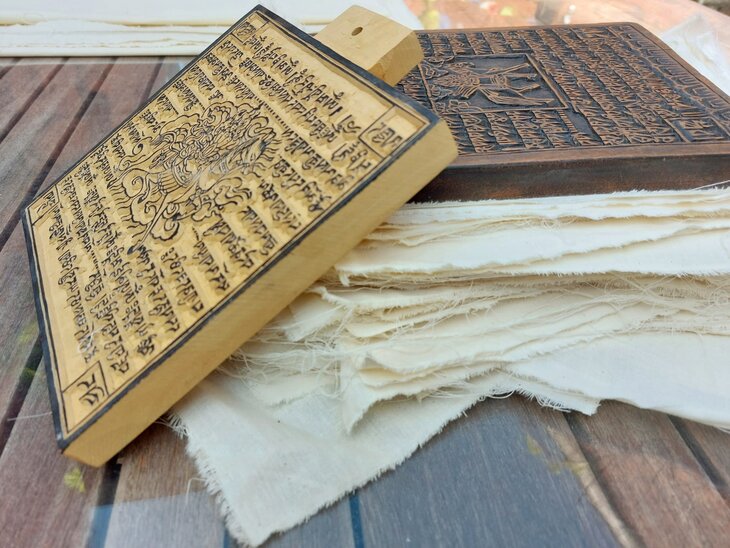 Workshops Tibet: Workshop gebedsvlaggetjes printen