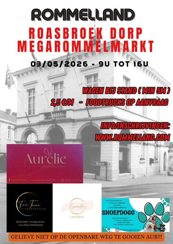  Mega Ruisbroek-Dorp Rommelmarkt