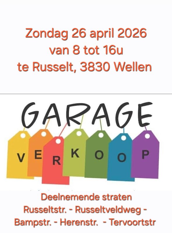  Garageverkoop